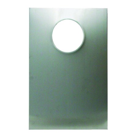 DEFLECTO Deflect-O Jordan 4 in. D Silver/White Aluminum Window Plate DAWP1218